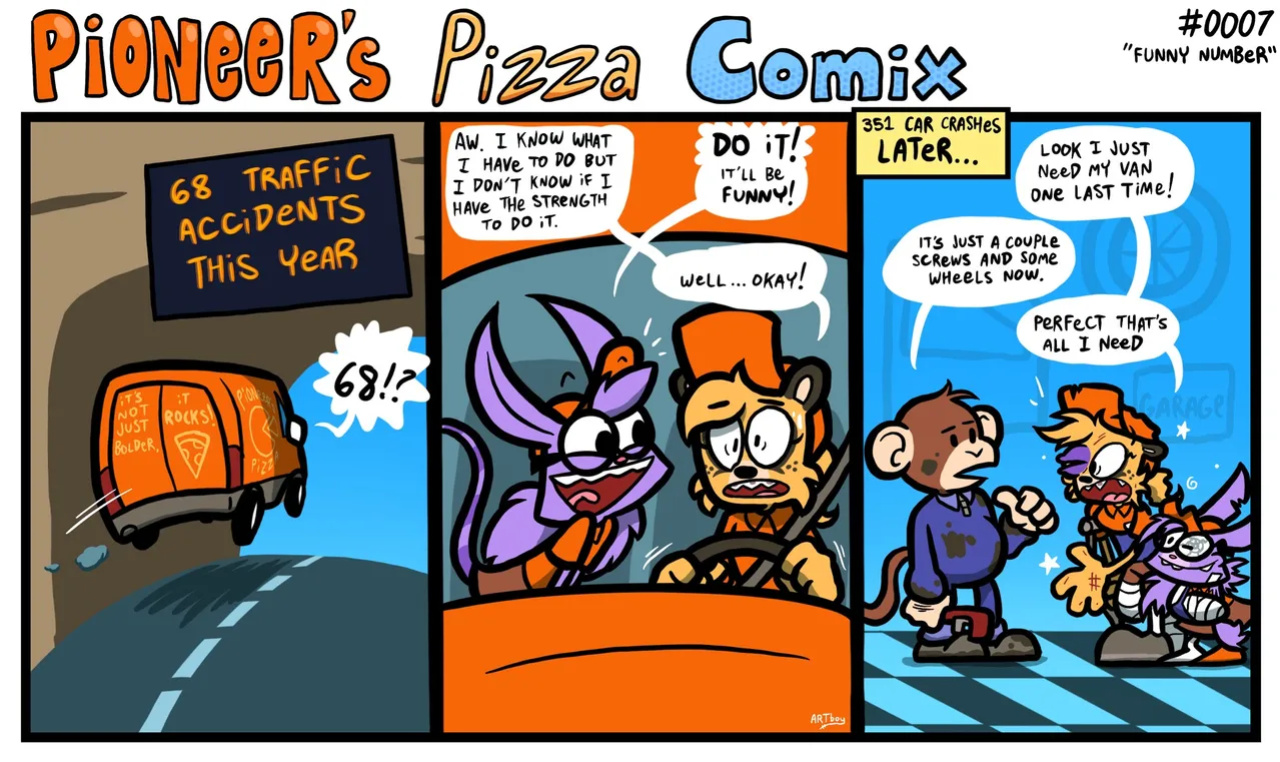 [ENFman] Pioneer's Pizza Comix