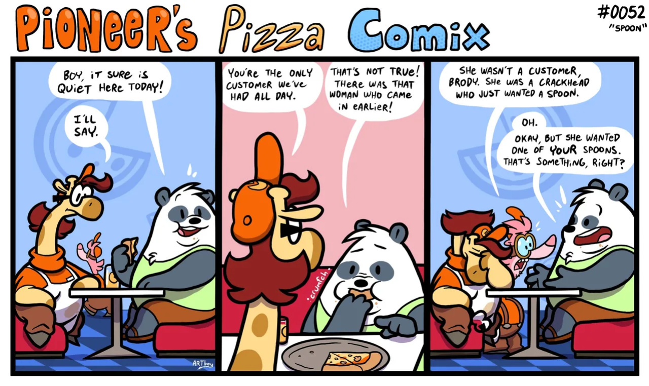 [ENFman] Pioneer's Pizza Comix