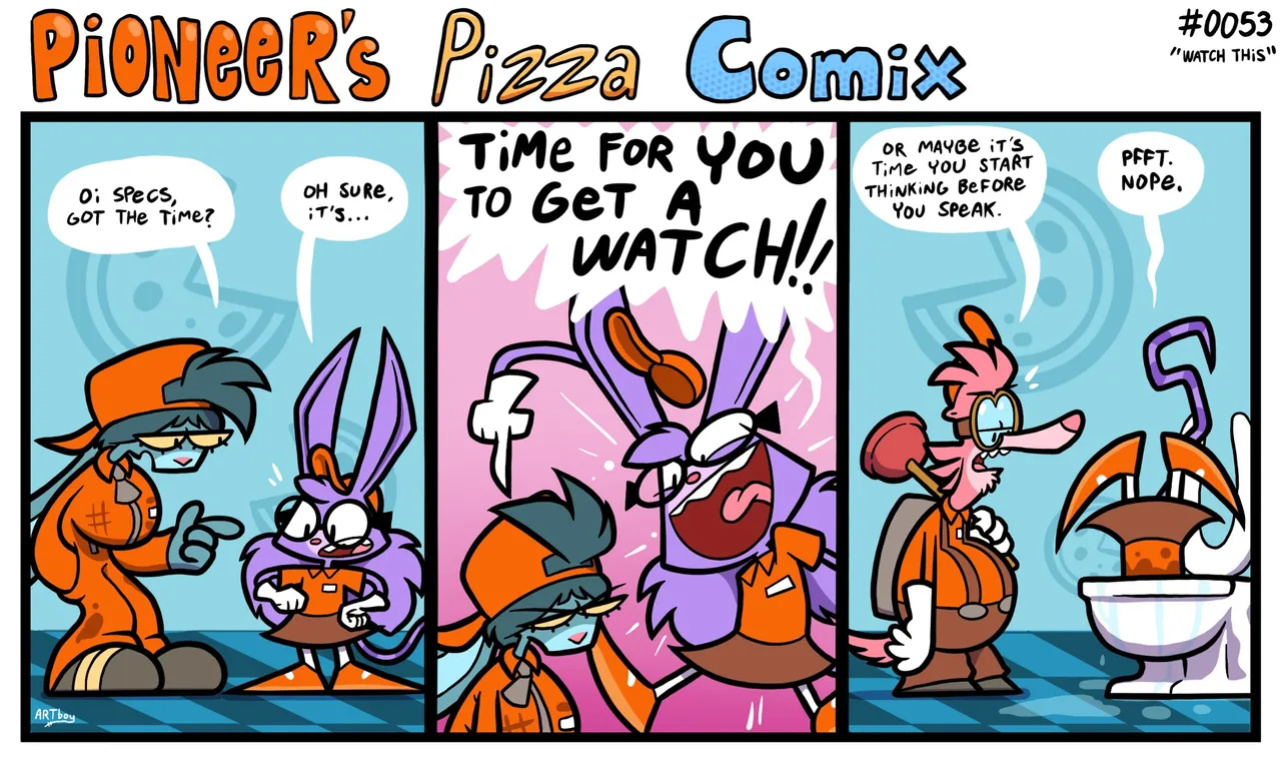 [ENFman] Pioneer's Pizza Comix