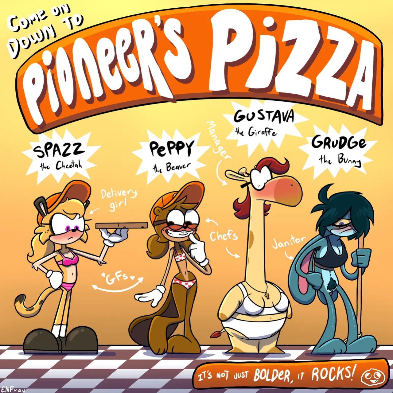 [ENFman] Pioneer's Pizza Comix