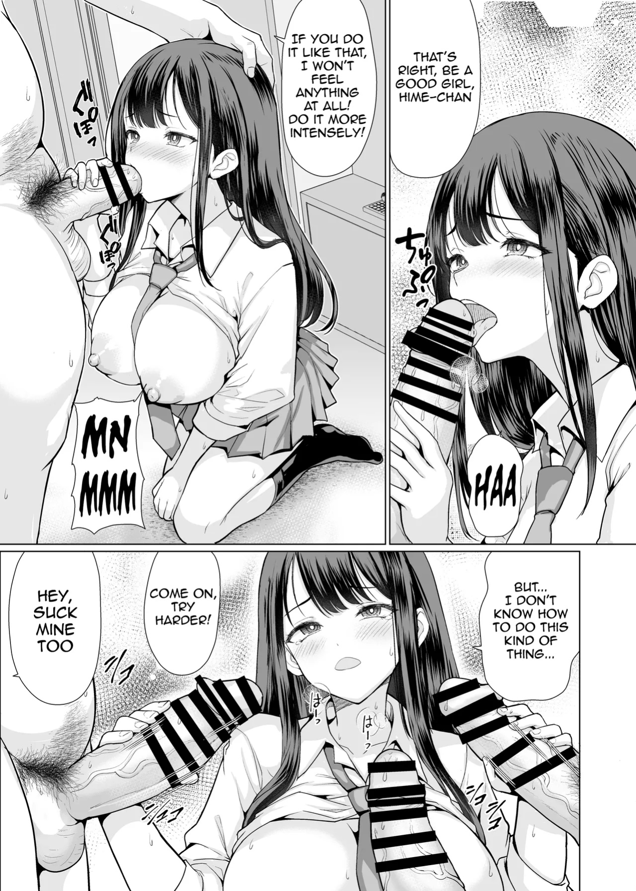 [An-Arc XXX (Hamo)] Kichiku na Oji-san-tachi ni Hamerarete | Fucked by cruel old men [meganekun_tl]