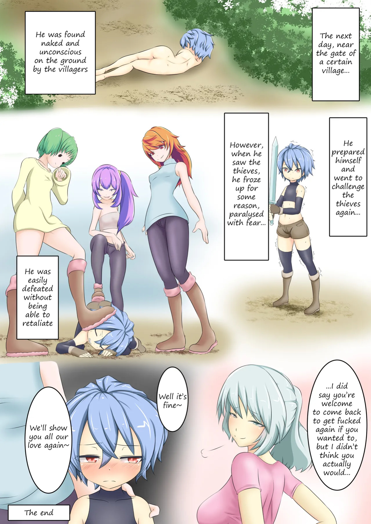 [Dew] A story about a hero being defeated by a female thief