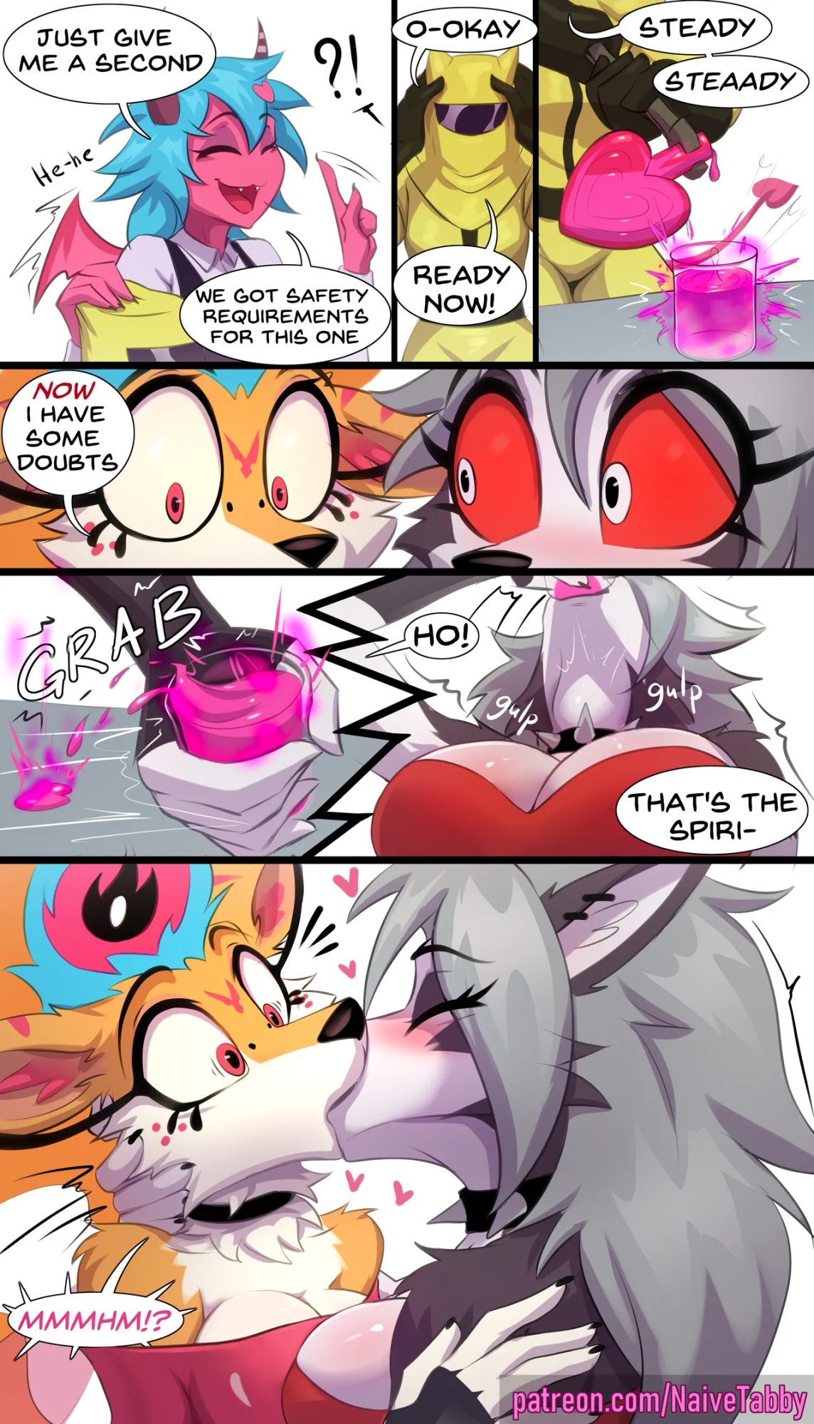 [NaiveTabby (Naive_Tabby)] Potion Party: Loona x Bee Kissing