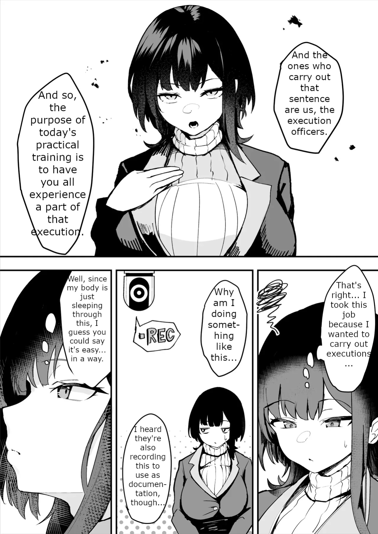 [MTL] [Sarugasso Koubou (Sarugasso)] The Story of a Gloomy Execution Officer Who Accidentally Sensation-Blocks Her Own Pussy