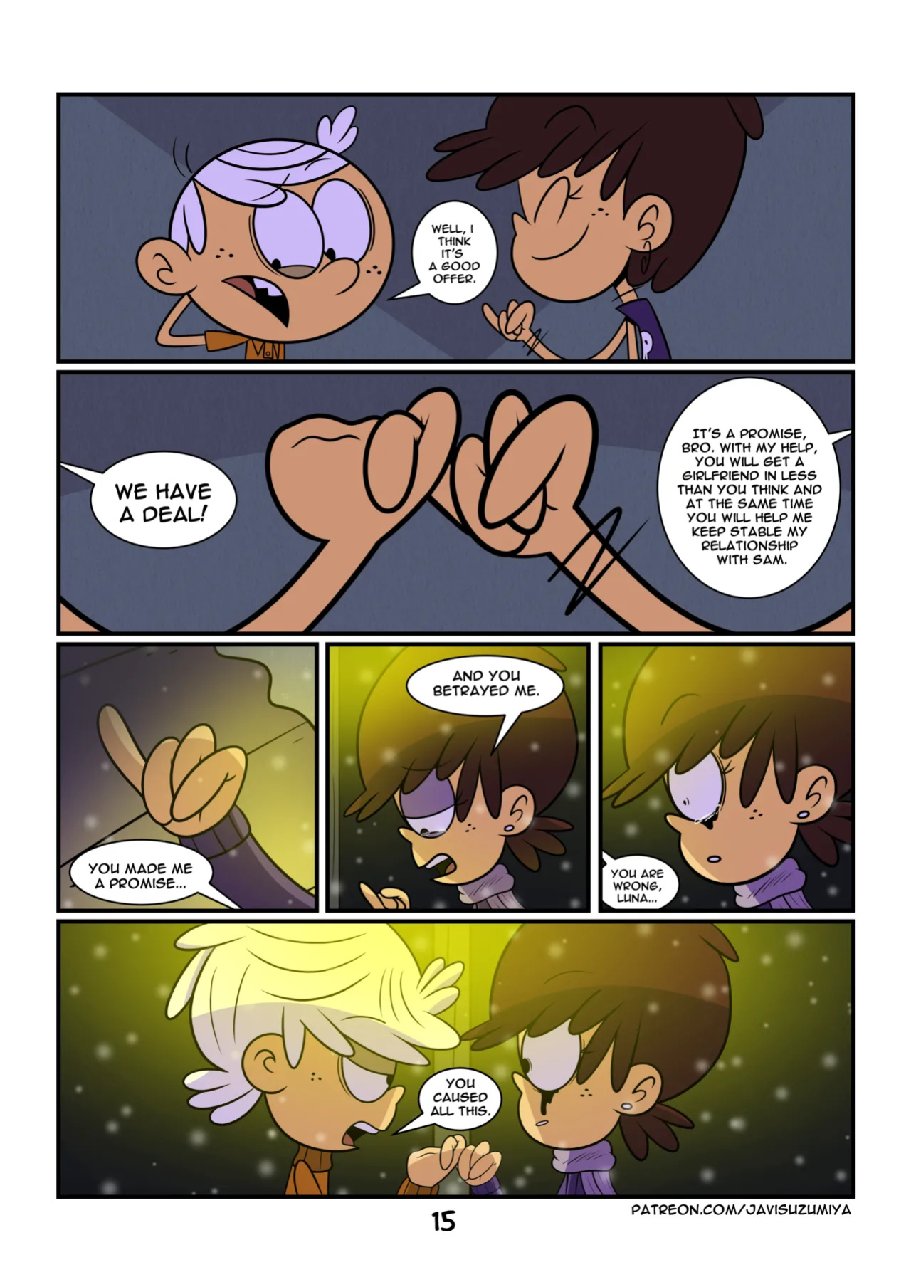 [JaviSuzumiya] It's (Not) Your Fault (The Loud House) + (Bonus H Scene)