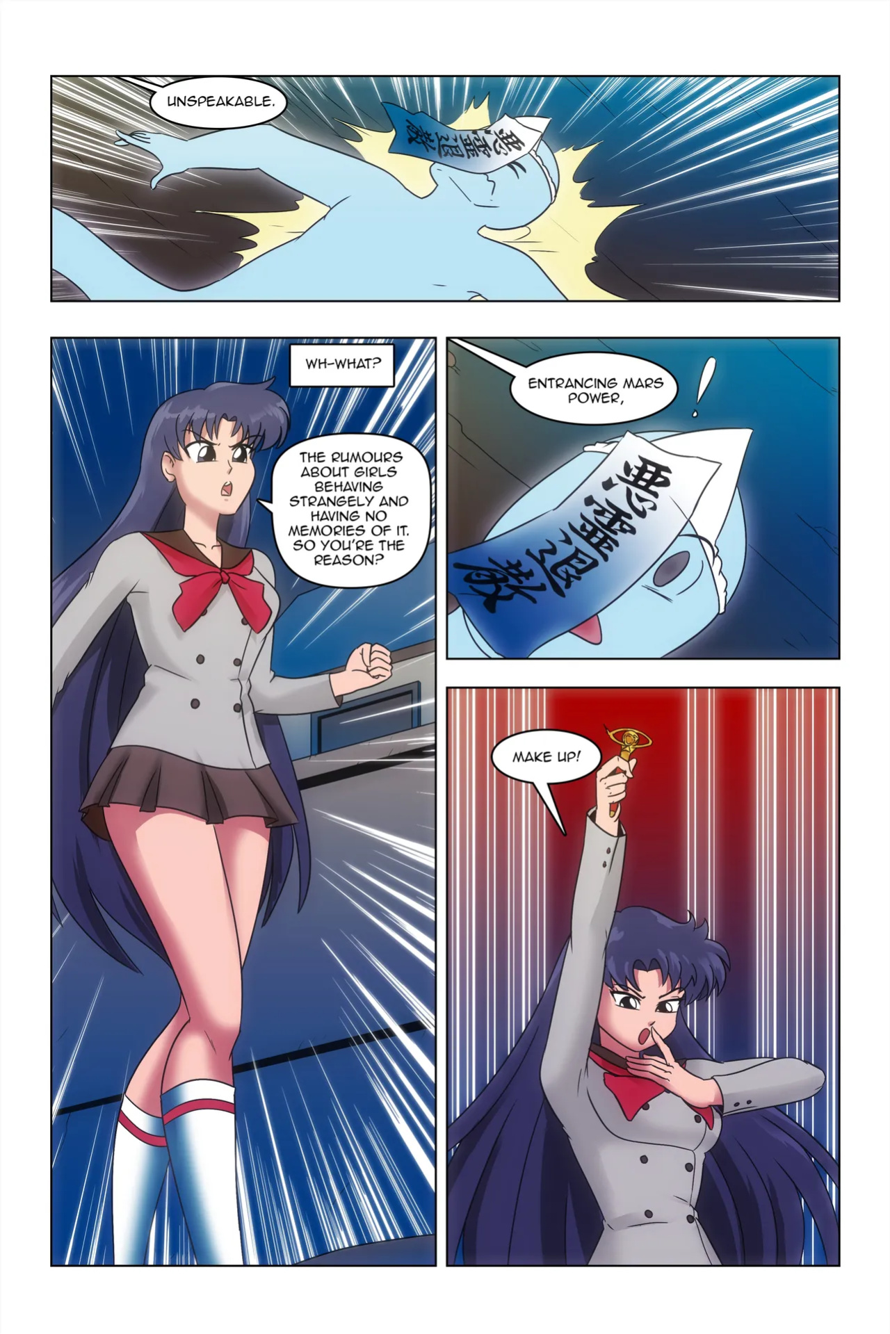 [wadevezecha] Turning the Tables (Sailor Moon)