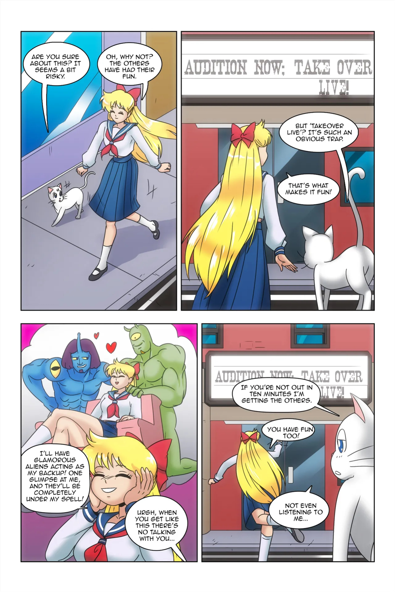 [wadevezecha] Turning the Tables (Sailor Moon)