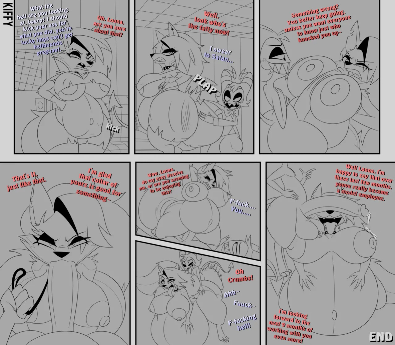[Kiffy] Loona Gets Demoted (Helluva Boss)