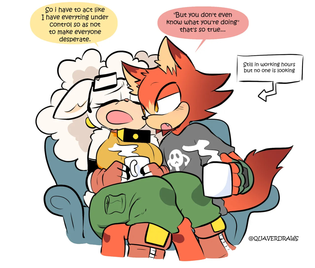 [QuaverDraws (QuaverNSFW)] Lanolin x Gadget