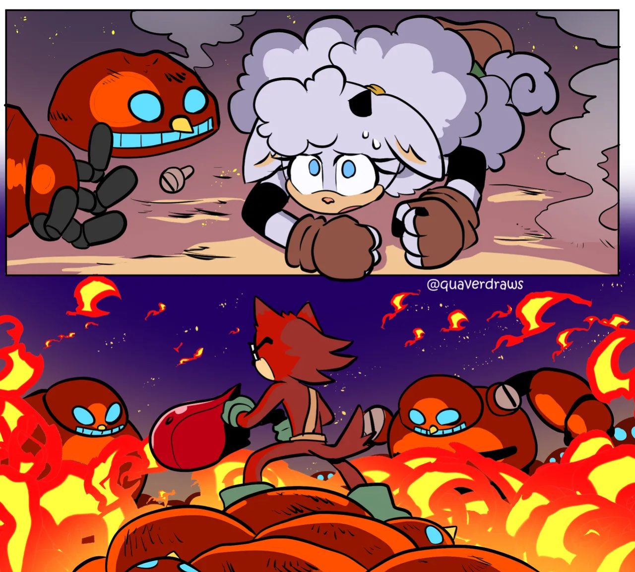 [QuaverDraws (QuaverNSFW)] Lanolin x Gadget
