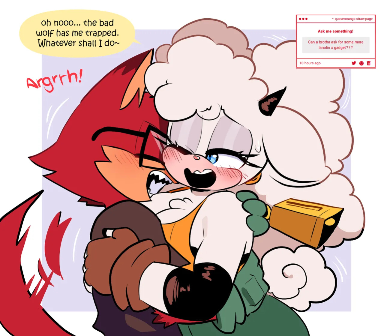 [QuaverDraws (QuaverNSFW)] Lanolin x Gadget
