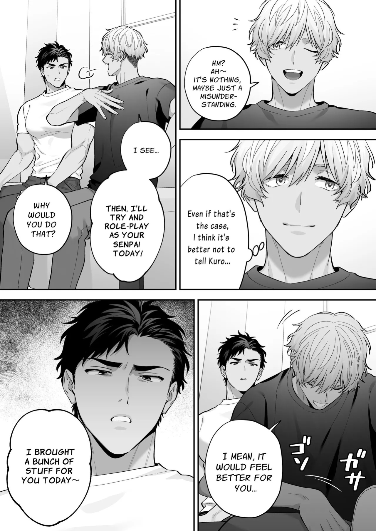 Shiro-Kuro Sex: ~Two Bottoms Tried Clothed Sex~ [FKRfactory (FKR)]