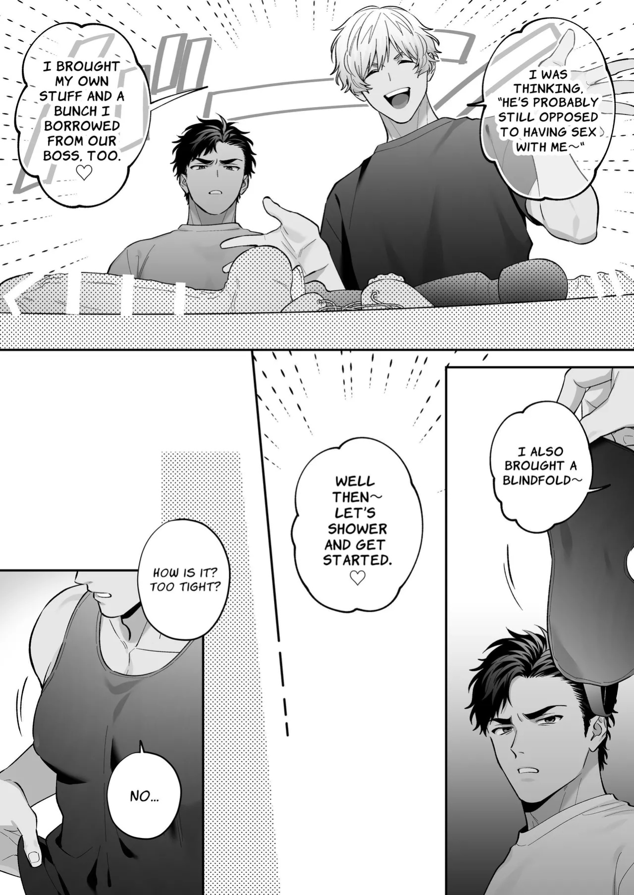 Shiro-Kuro Sex: ~Two Bottoms Tried Clothed Sex~ [FKRfactory (FKR)]