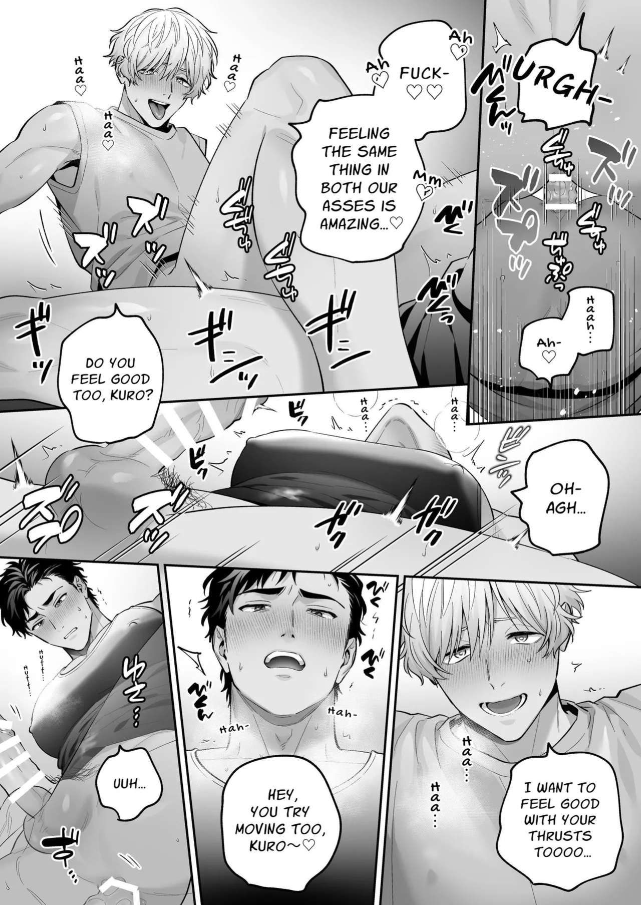 Shiro-Kuro Sex: ~Two Bottoms Tried Clothed Sex~ [FKRfactory (FKR)]
