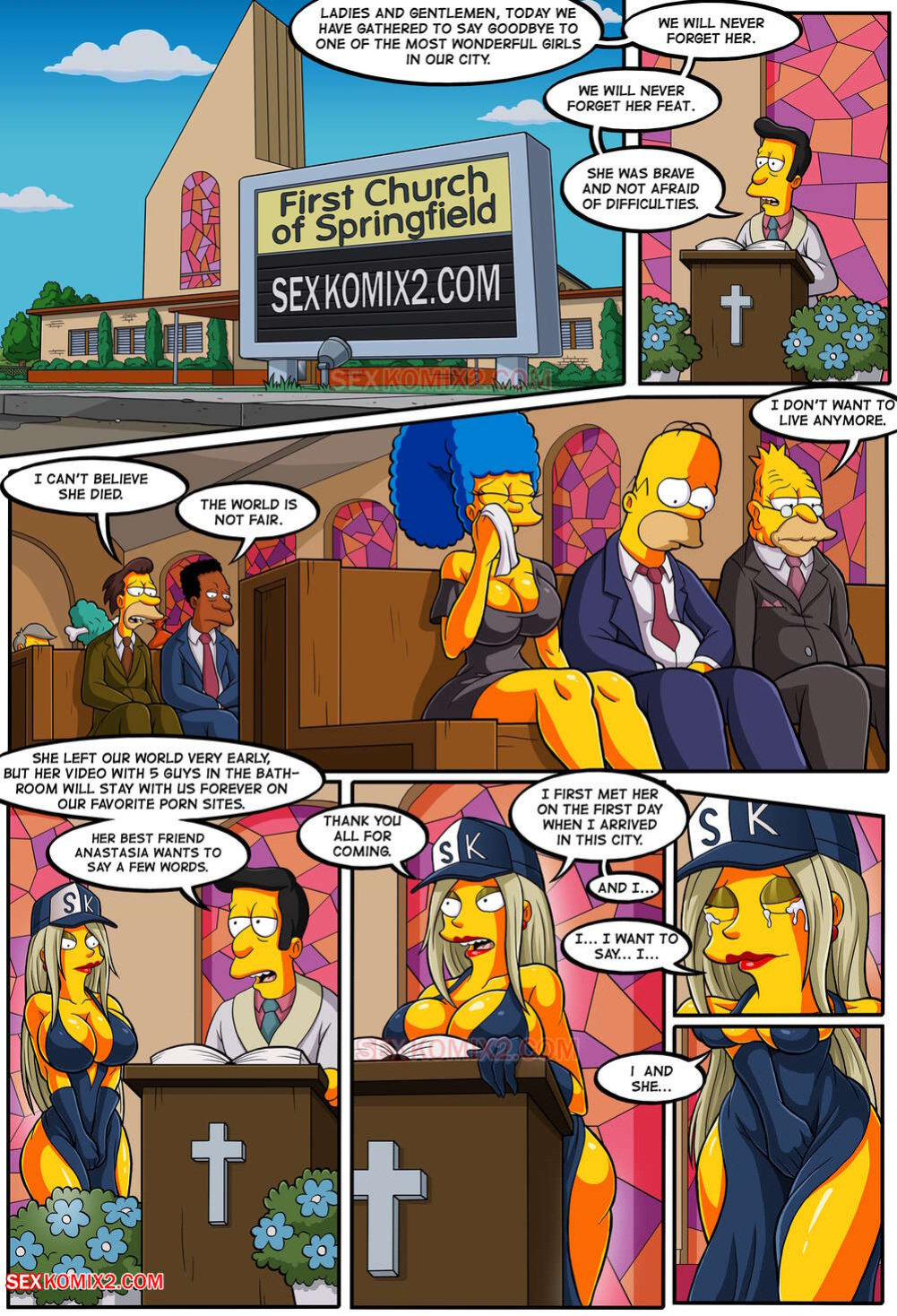 [SexKomix] Adventures of Anastasia: Who stole the panties? (The Simpsons)