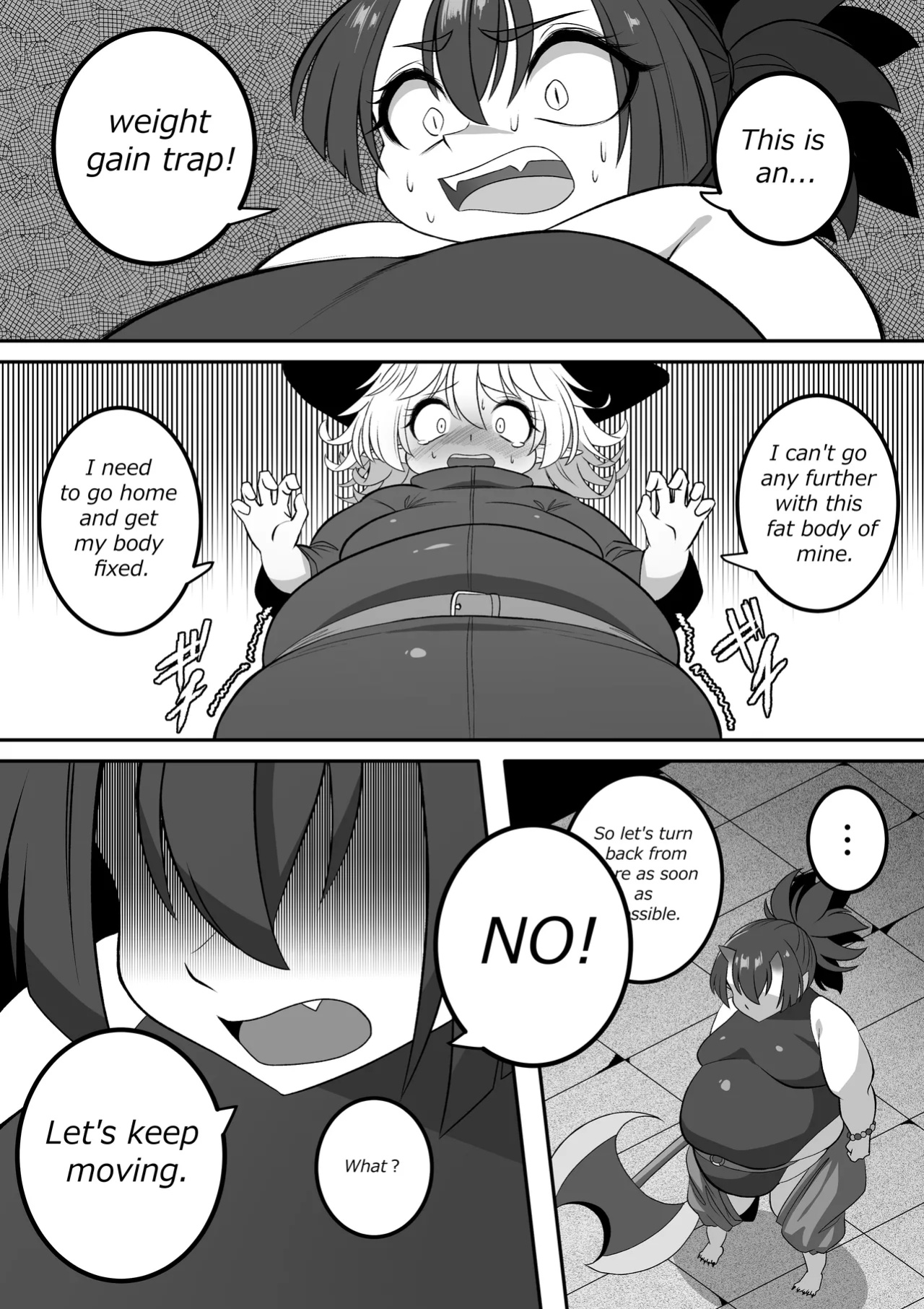[ Kaiga ] Weight gain Trap Dungeon [ Complete ]