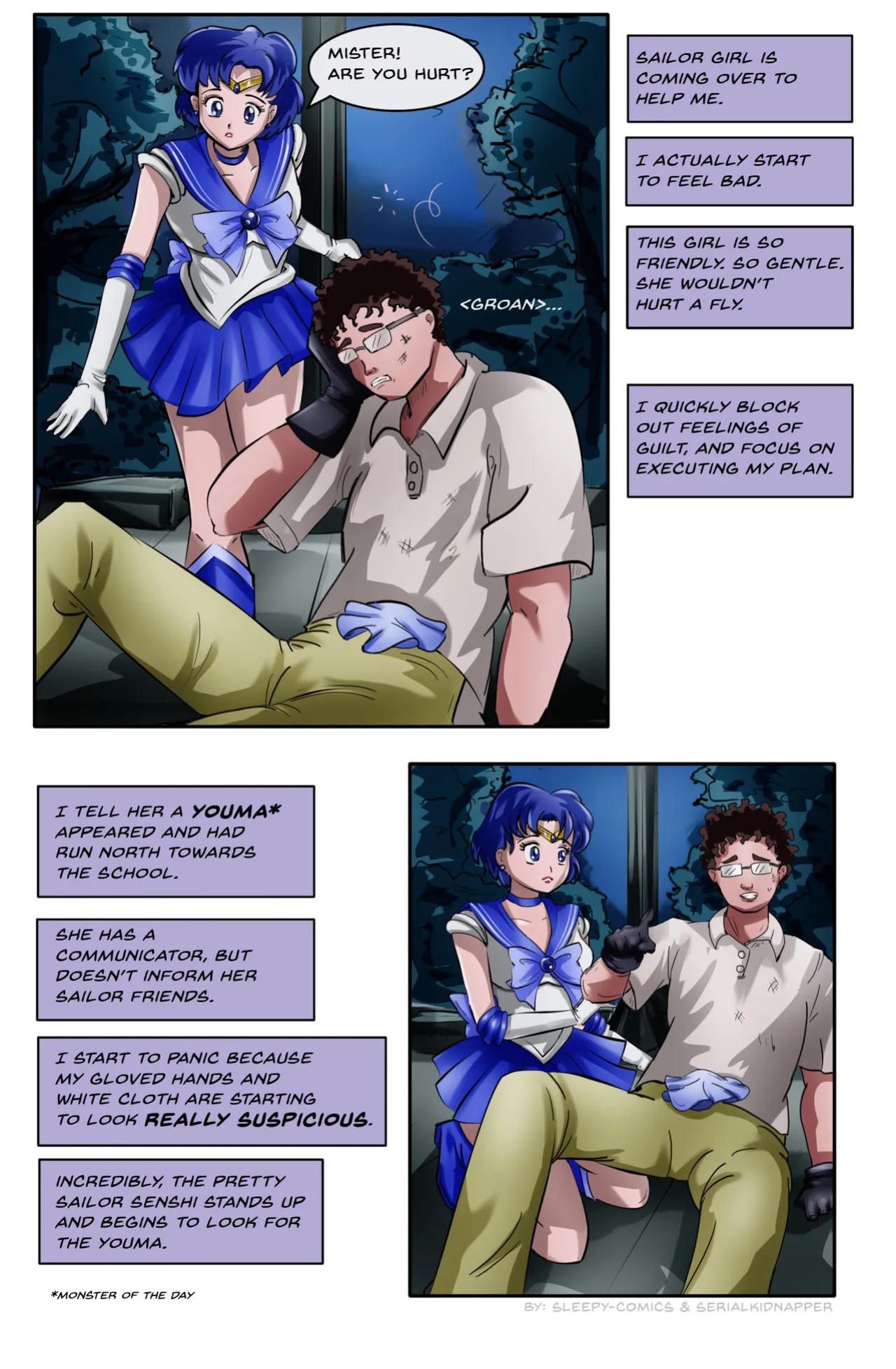 [Sleepy-Comics] Sailor Mercury in: The Youma Bluff