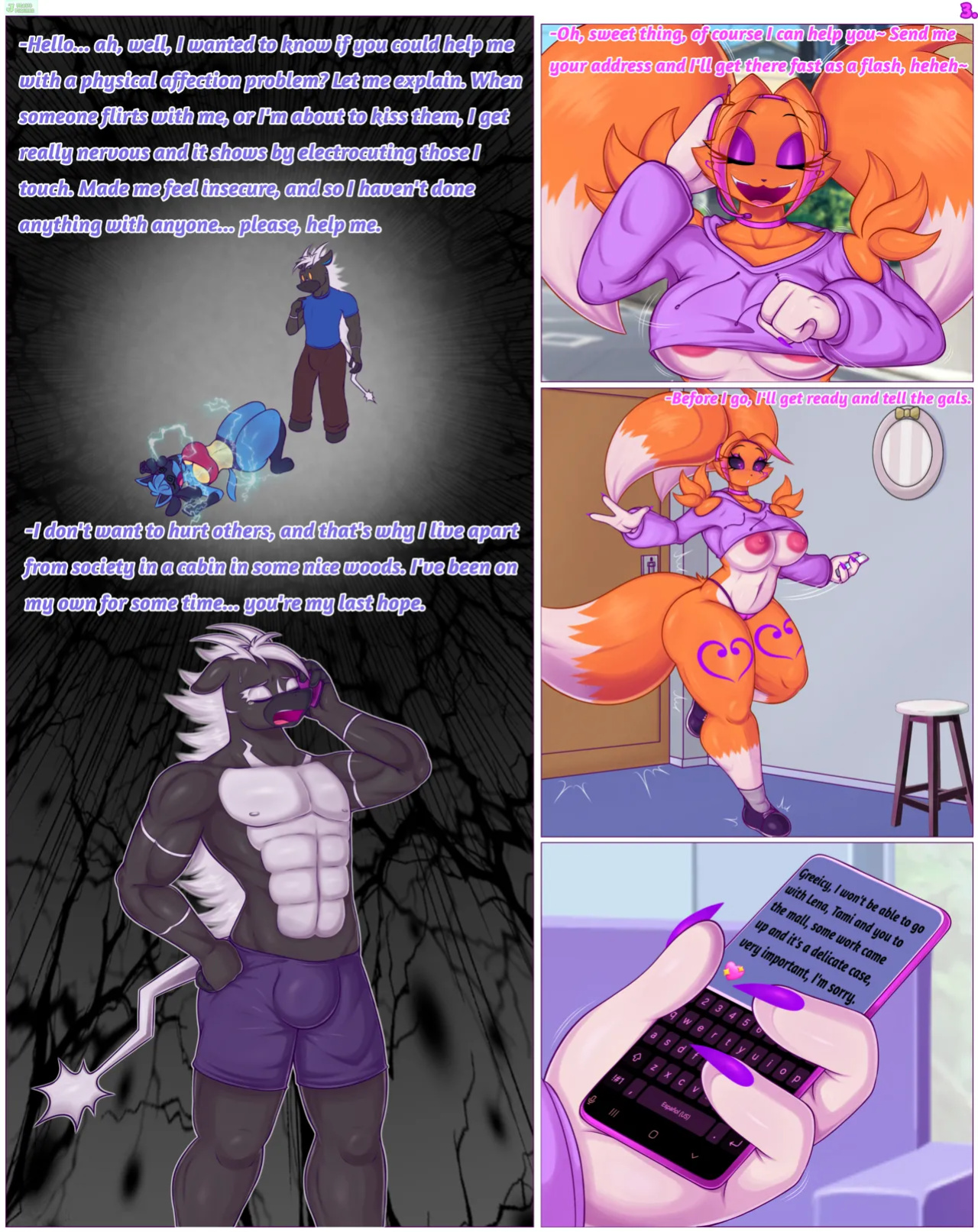[J-Draw & FTP] Stacy Renamon A Spark Between Us