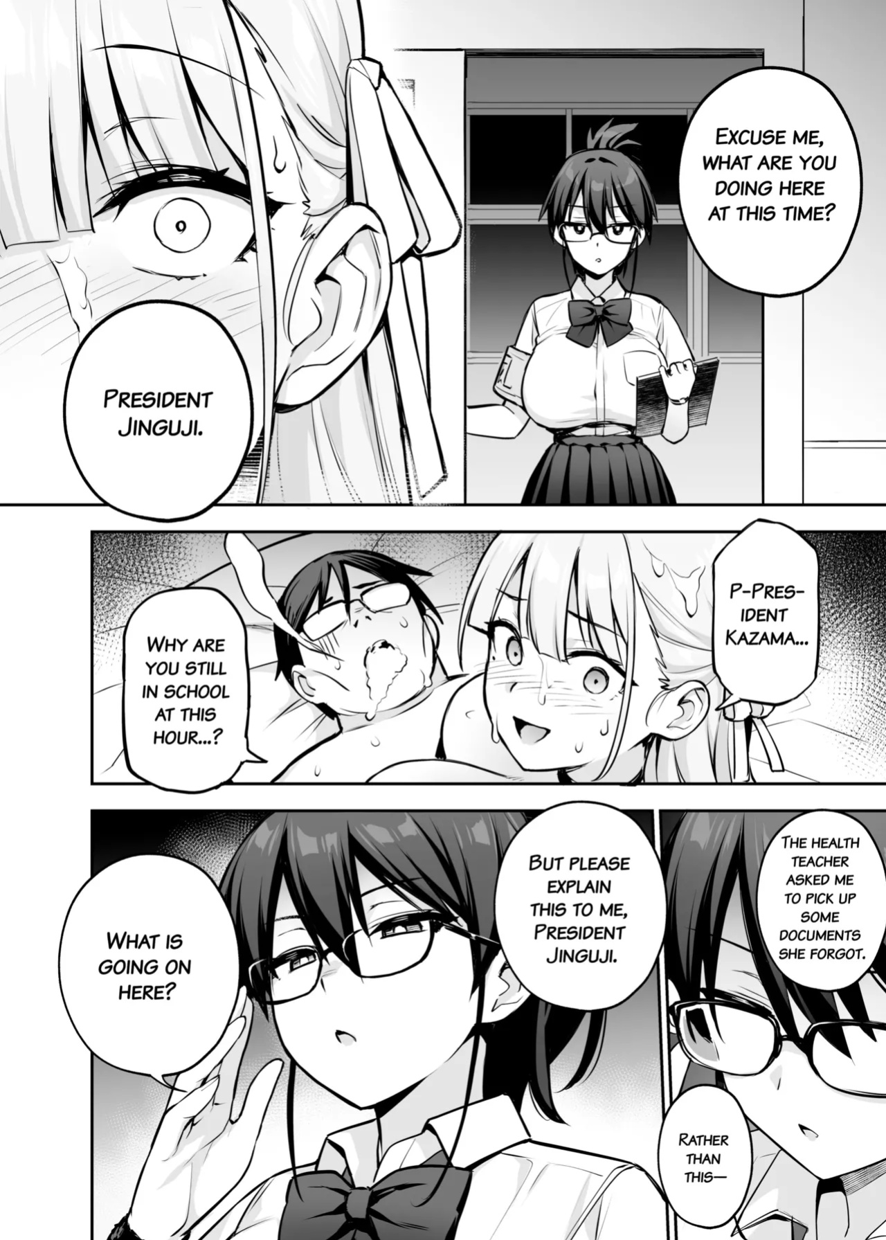 [TRY] Akogare no Seitokaichou ga Kyonyuu Sugiru Ken 2 | About the Beloved Student President's Huge Tits 2