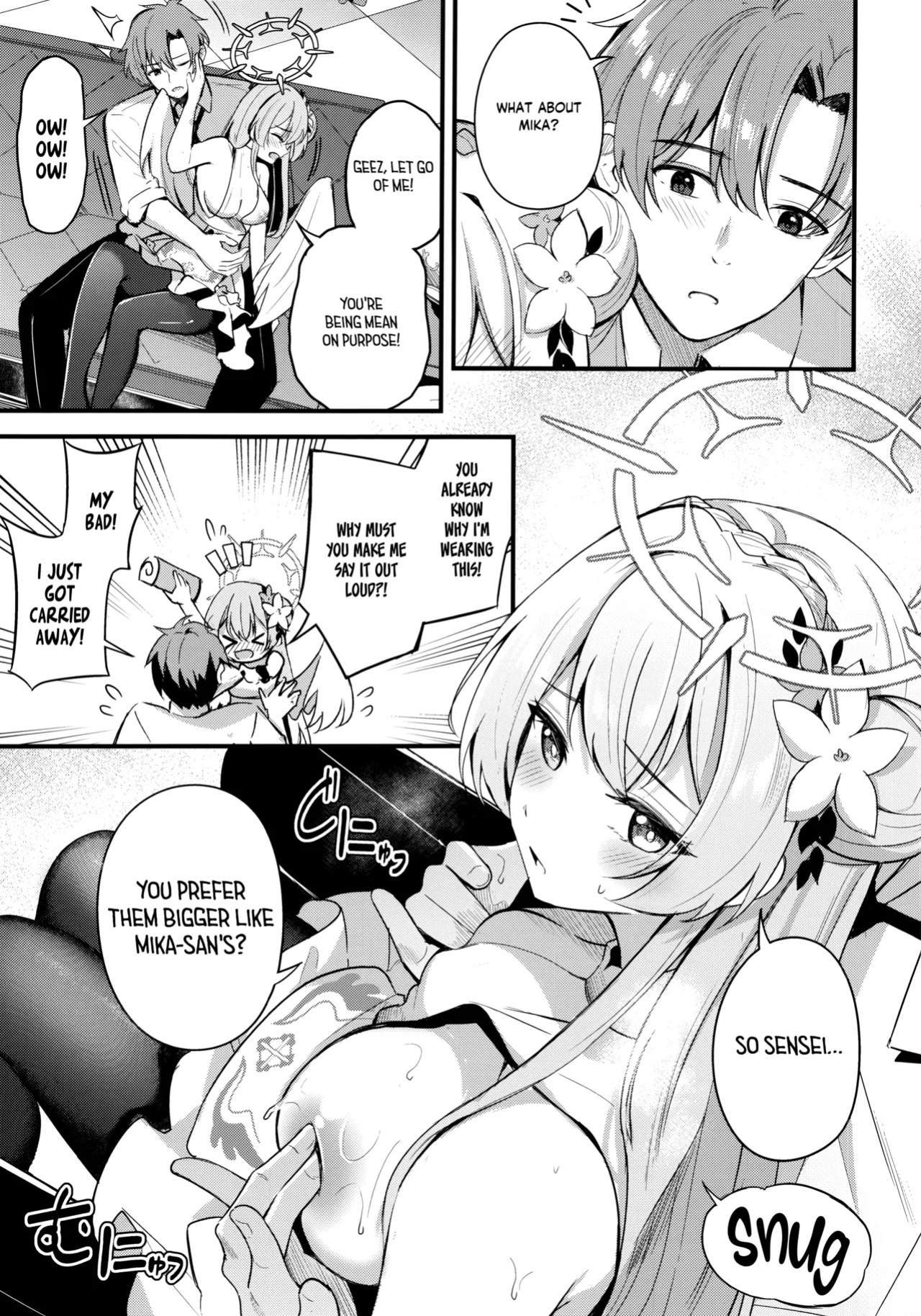 (C104) [Koniro Kajitsu (KonKa)] Seifuku o Yogosanaide | Don't get it on the uniform! (Blue Archive) [Tea Party Scans]
