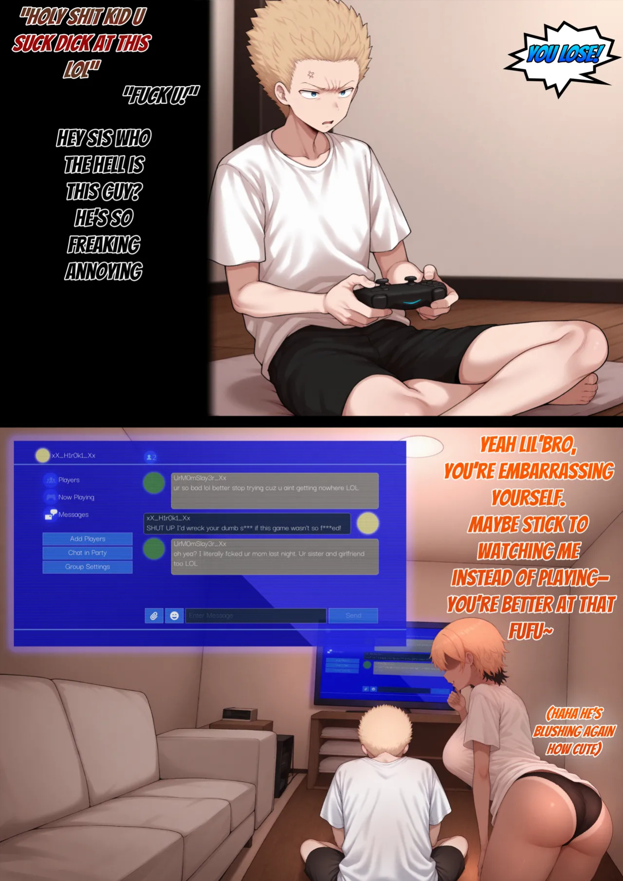 (Fan made) Kokujin no Tenkousei o NTRru "Kanako's Bet" - Full release uncensored! (AI generated)