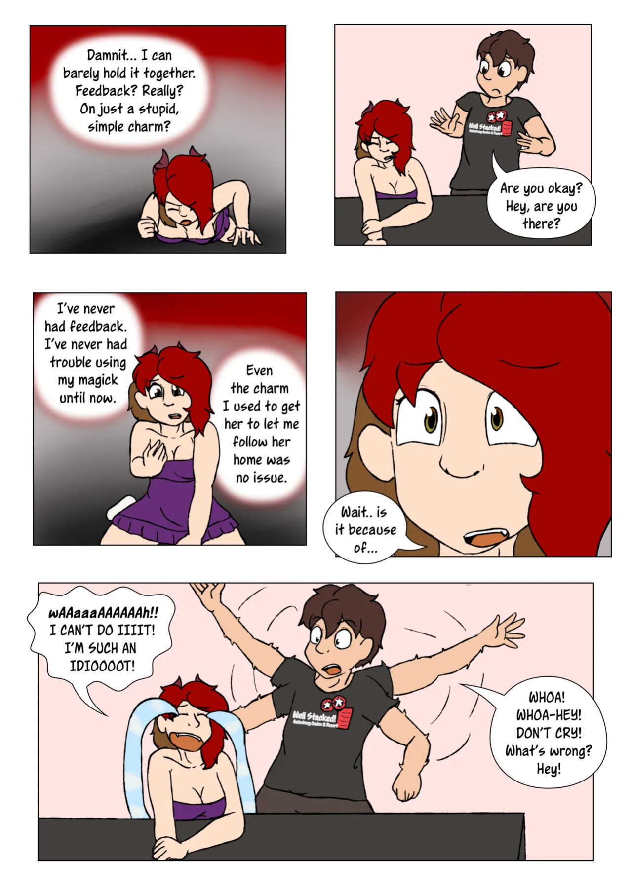 [LariUmbreon] Girl Me! How I Got Turned Into a Girl by a Desperate Succubus!