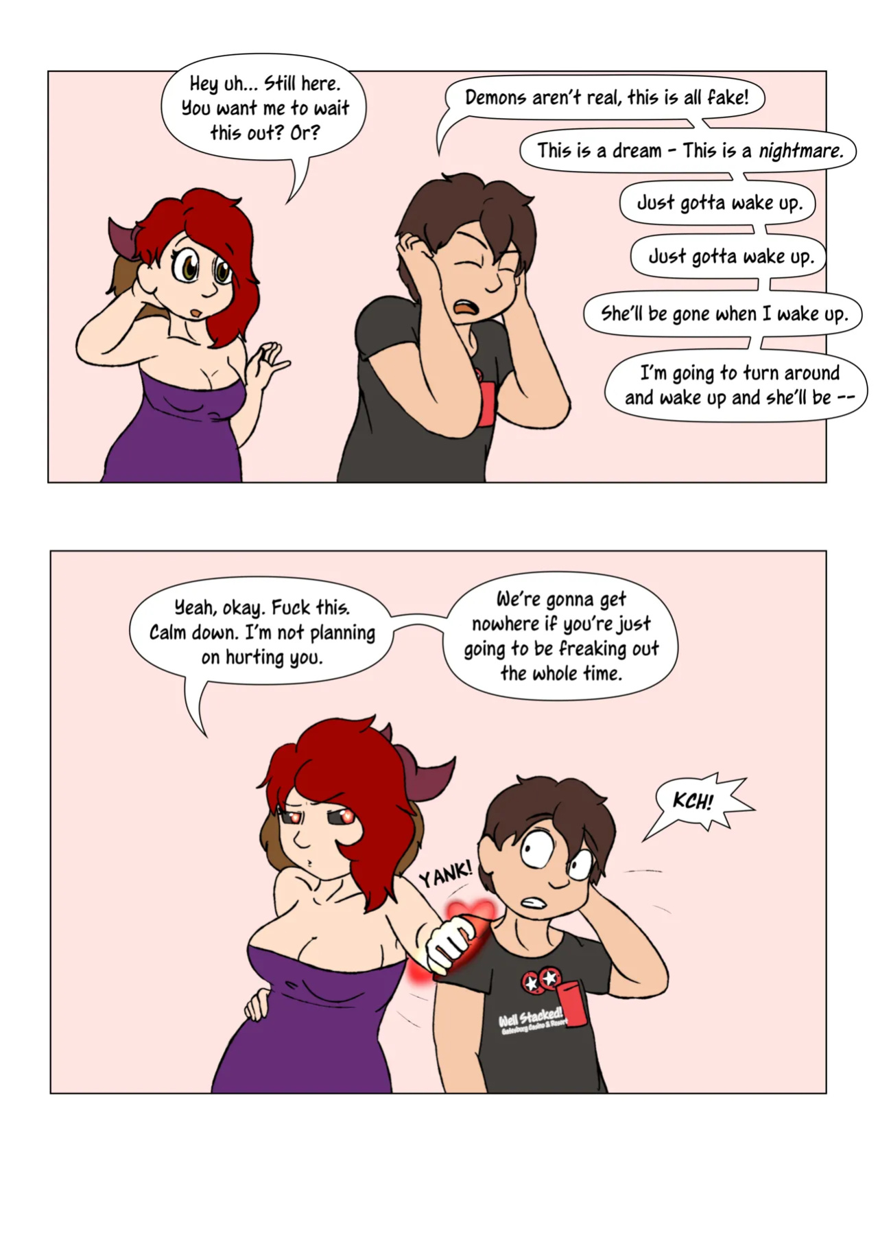 [LariUmbreon] Girl Me! How I Got Turned Into a Girl by a Desperate Succubus!