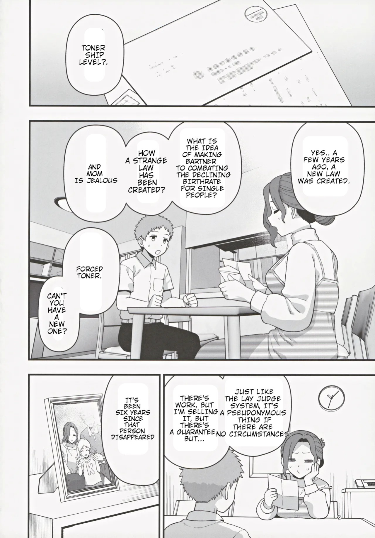 (C105) [Mochinchi (Mo)] Shoushika Taisaku Partnership ni Erabarete Shimatta Haha to Osu