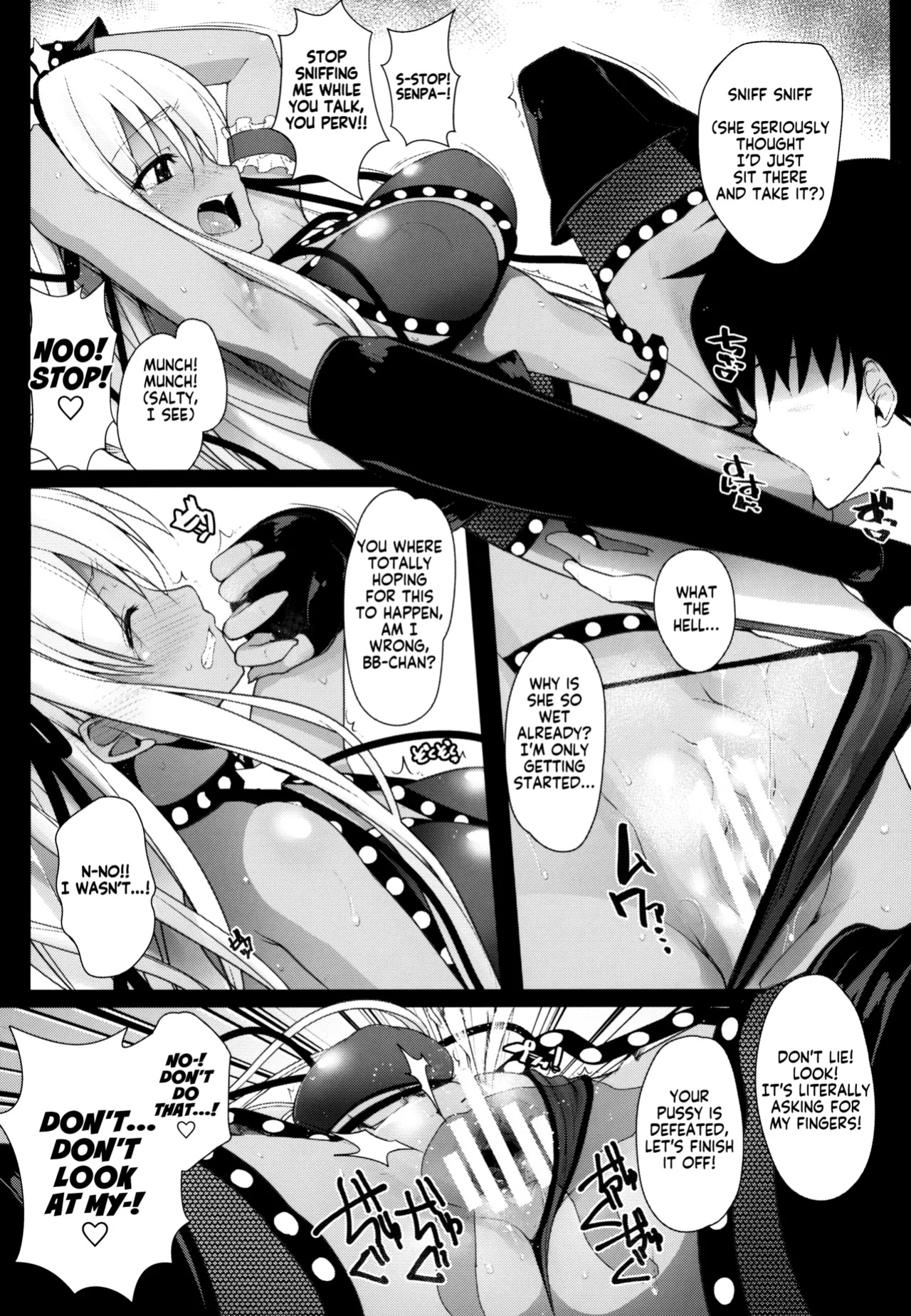 (C95) [Eclipse (Rougetu)] BB-chan wa Kobuta-chan to Naka ga ii| BB-Chan has a soft spot for her little piggy (Fate/Grand Order) [KM_42]