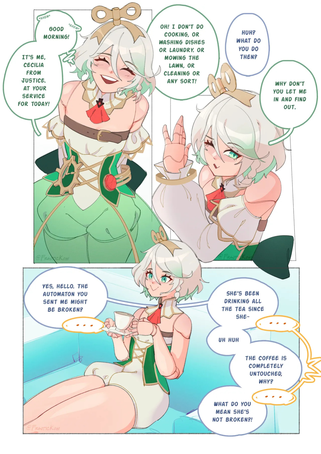 [Frantic] Cecilia at Your Service (Hololive)