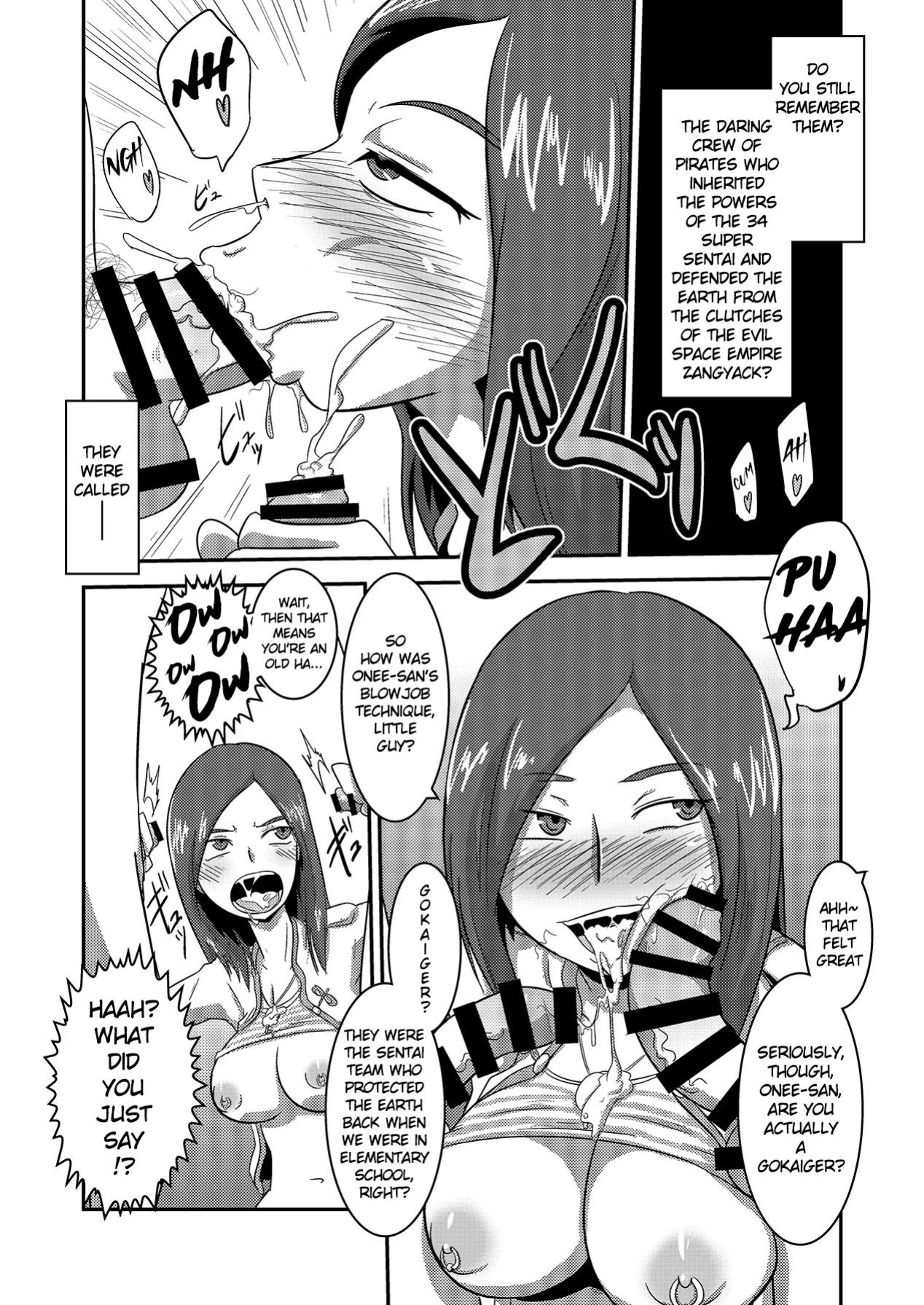 [Mugen Mountain (UltraBuster)] Kaettekita Goukai Bitch! (Kaizoku Sentai Gokaiger)