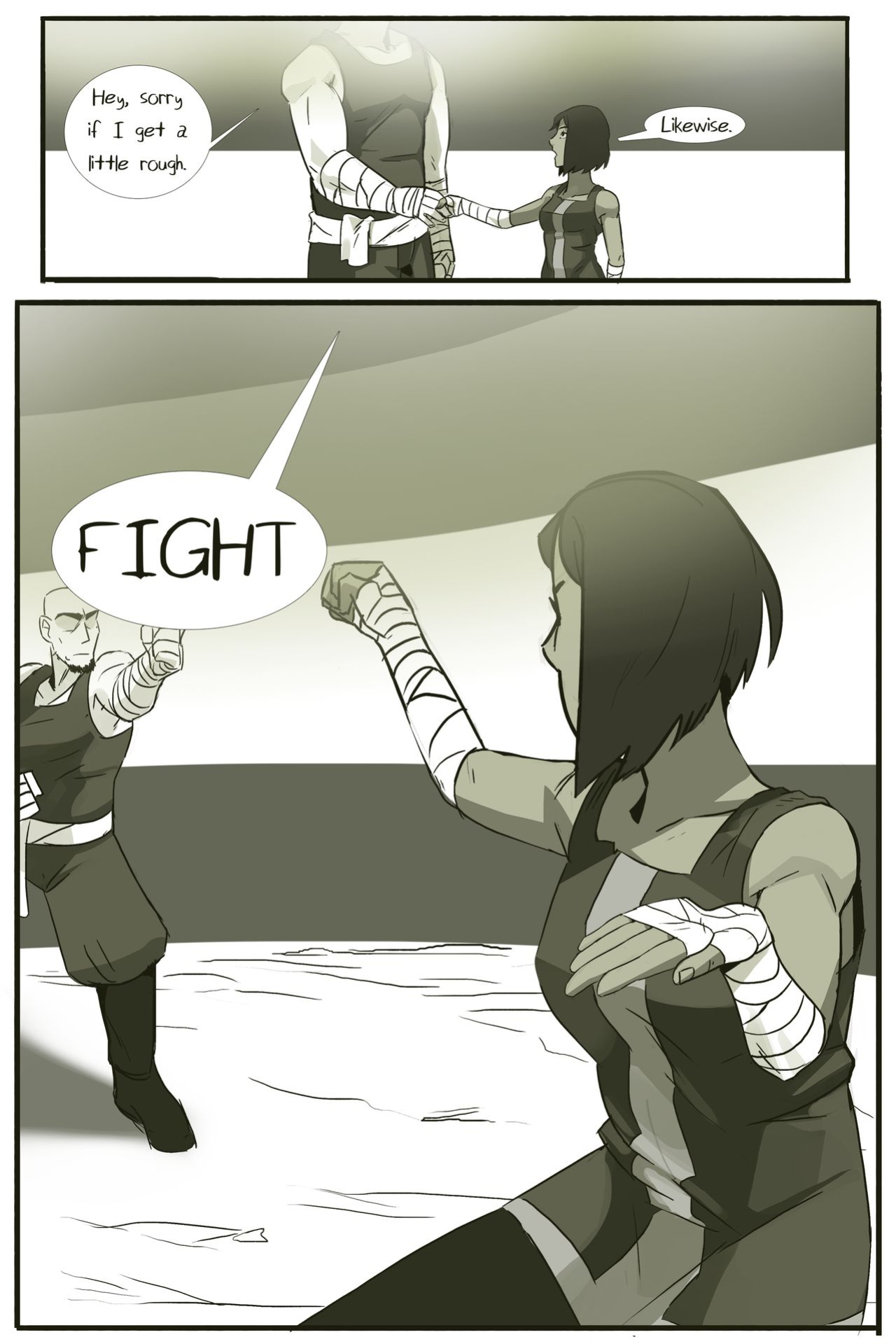 [Polyle] Caged with a Ghost (The Legend of Korra)