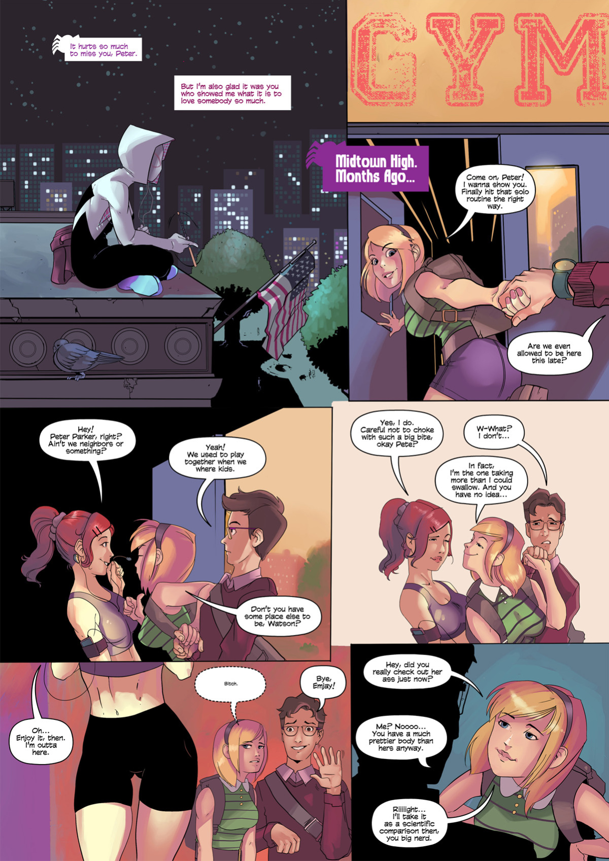 [Tracy Scops (Motor)] Porn Edge of Spider-Verse - Spider Gwen (Spider-Man)