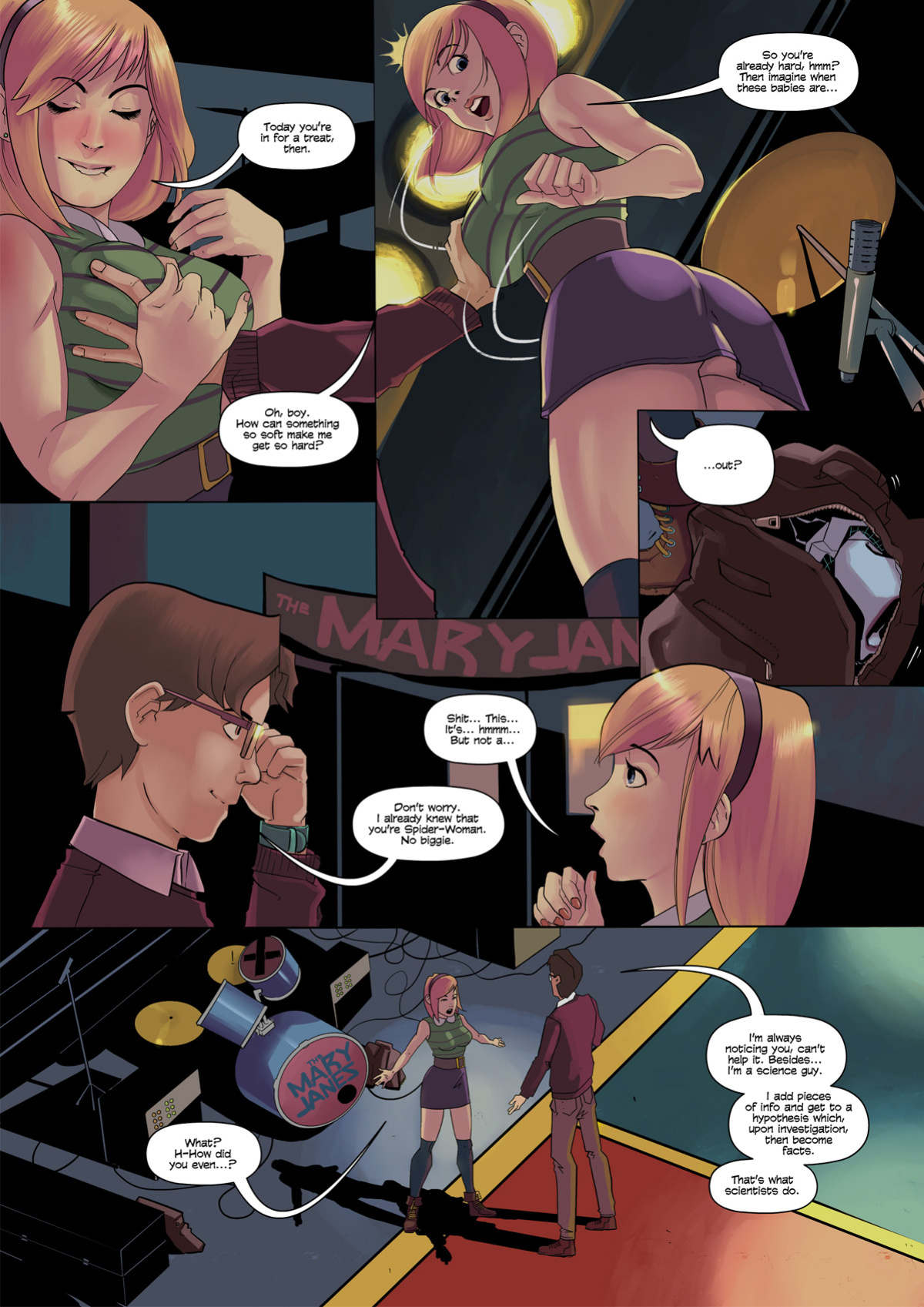 [Tracy Scops (Motor)] Porn Edge of Spider-Verse - Spider Gwen (Spider-Man)