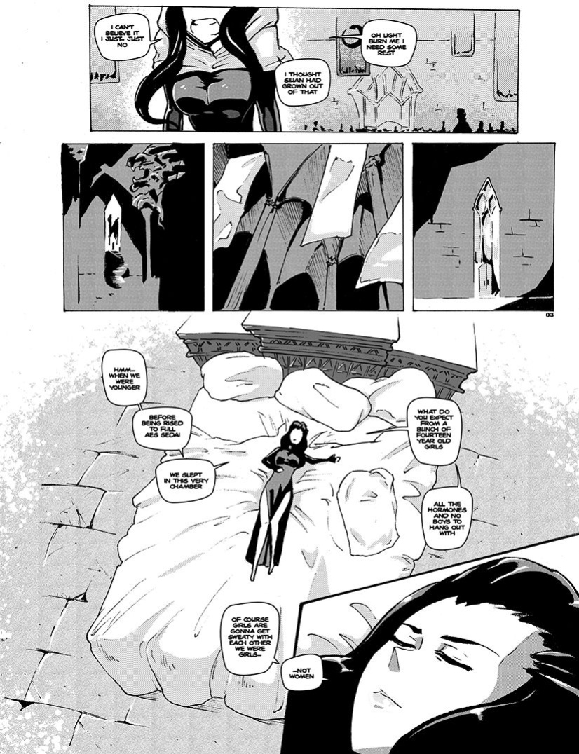 [Nylon-ade] Lusting After Blue Sedai (Wheel of Time)