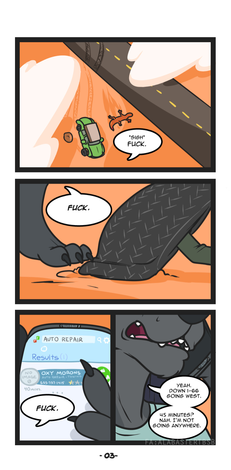 [alabaster] Roadkill