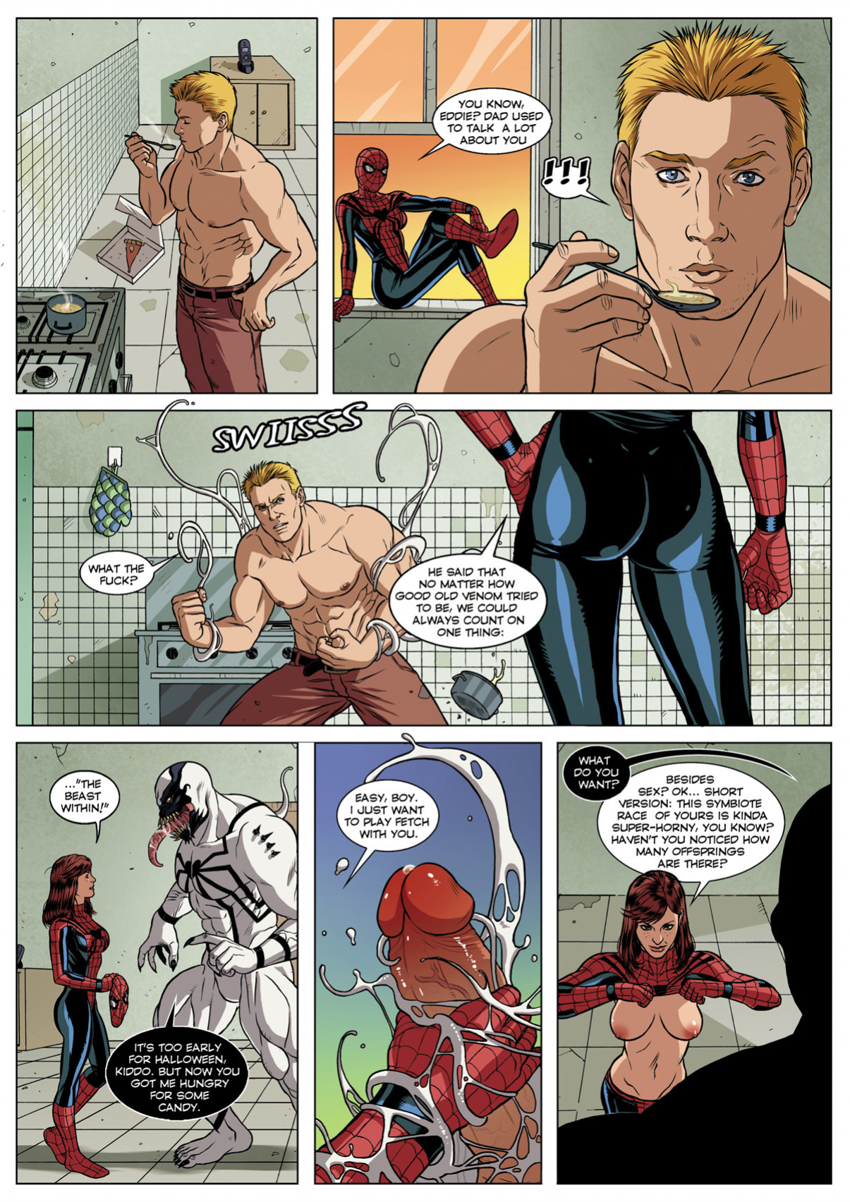 [Rosita Amici] Sexual Symbiosis 1 (Spider-Man)