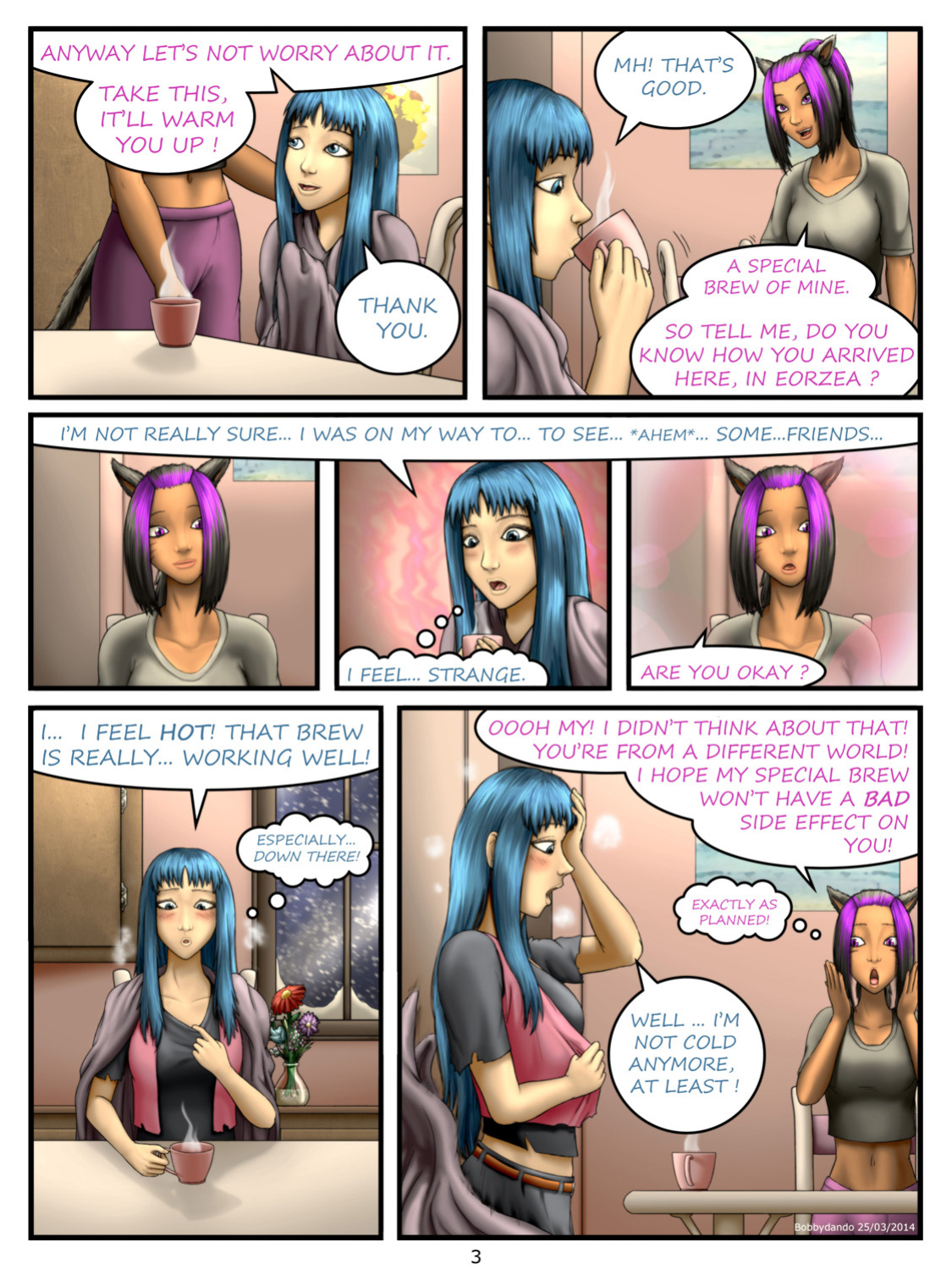 [bobbydando] An Evening With Yuniko (Pokemon, Final Fantasy XIV)
