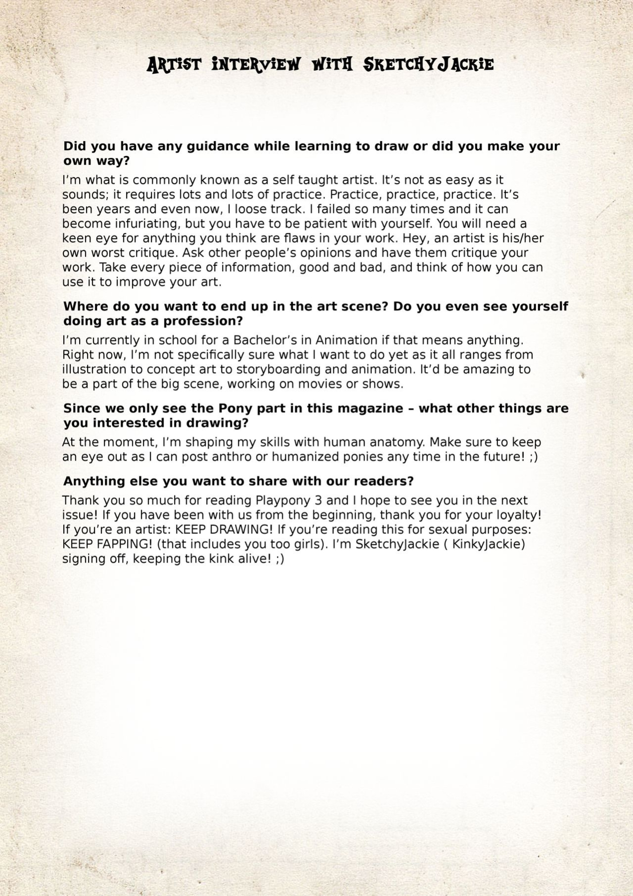 PlayPony Issue 3