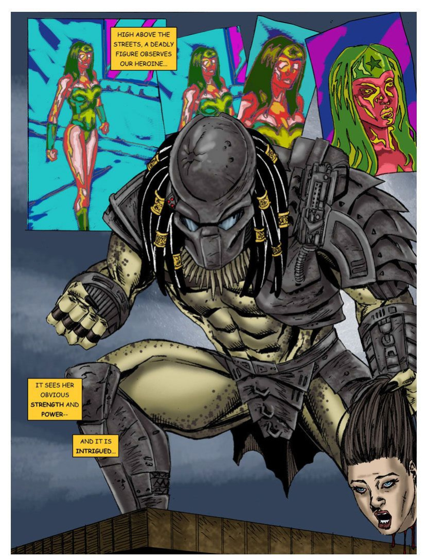 [Matt Johnson] Wonder Woman vs Predator Ch. 1-3