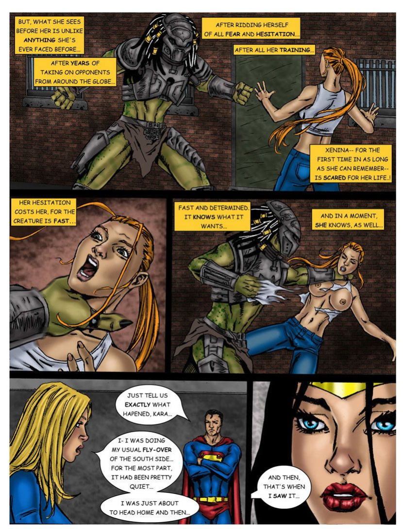 [Matt Johnson] Wonder Woman vs Predator Ch. 1-3
