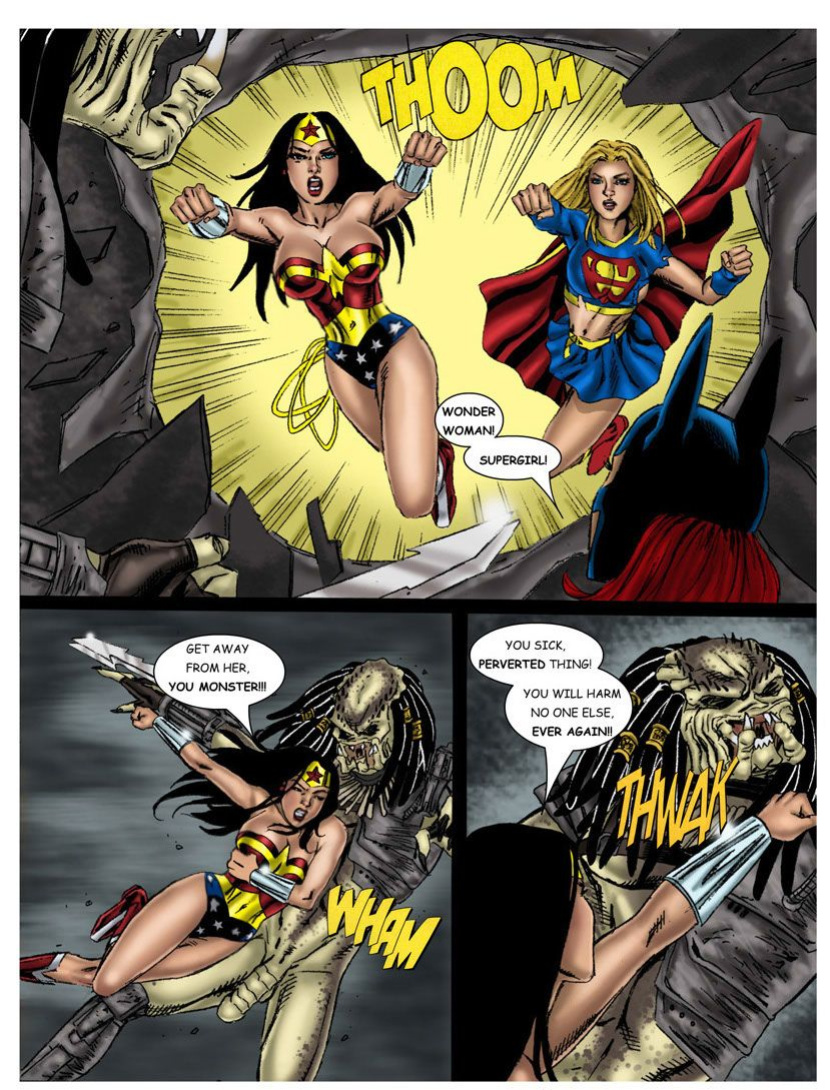 [Matt Johnson] Wonder Woman vs Predator Ch. 1-3