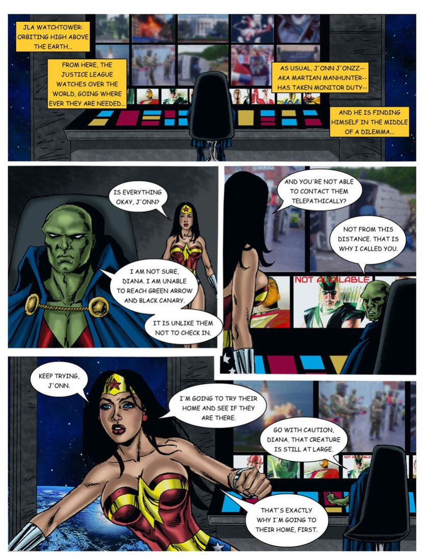 [Matt Johnson] Wonder Woman vs Predator Ch. 1-3