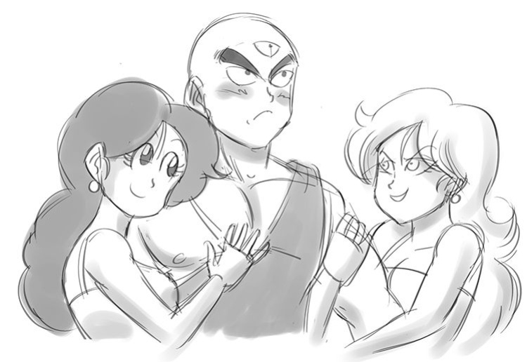 [Funsexydragonball] Launch and Tenshinhan Comic (Dragon Ball)