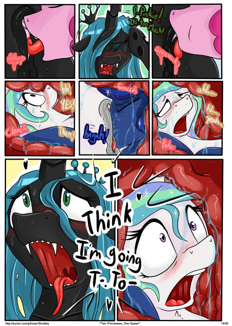 [Shrabby] Two Princesses, One Queen (My Little Pony Friendship is Magic)