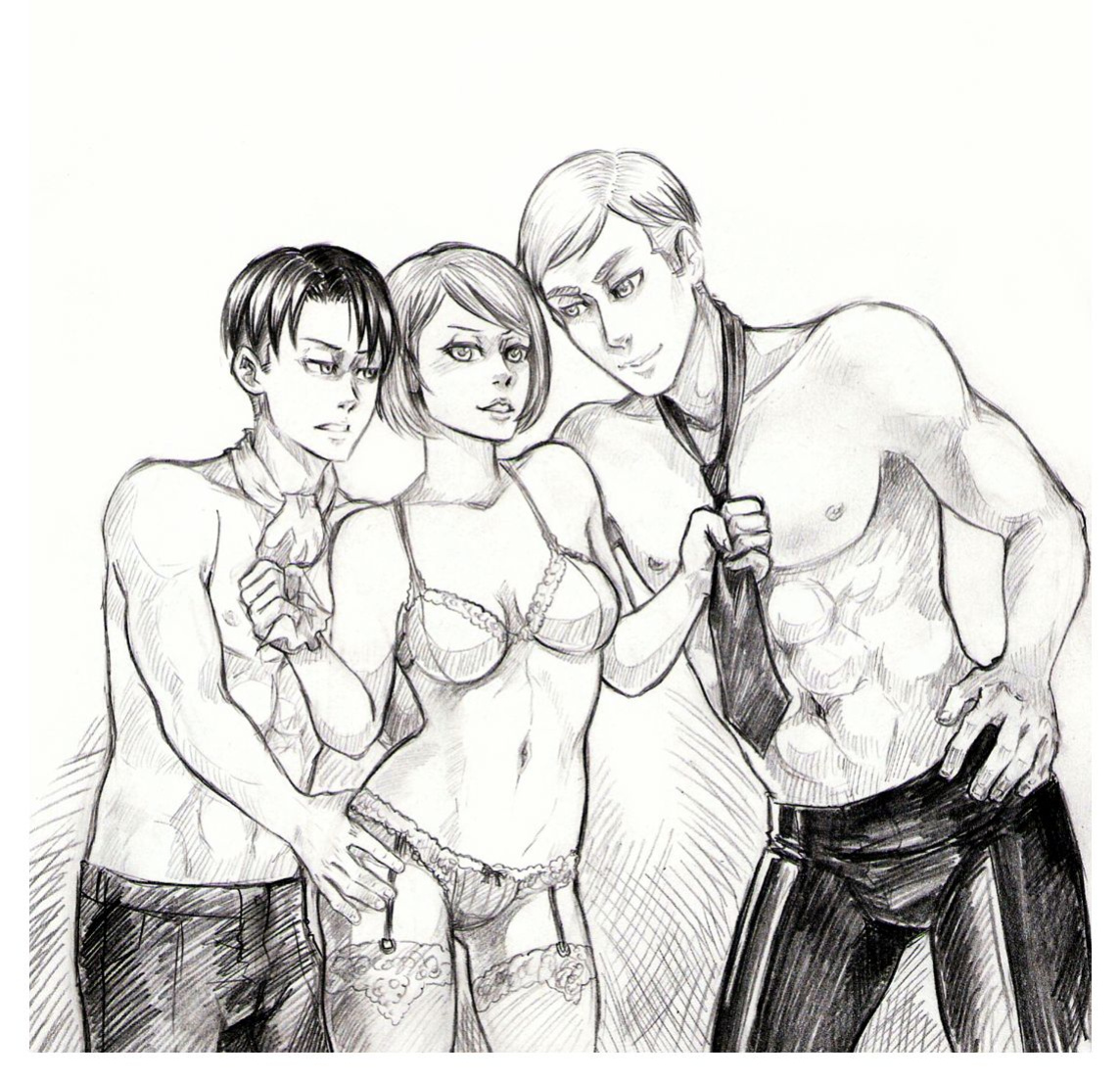 Shingeki no Kyojin Hentai Art by Theheroisme