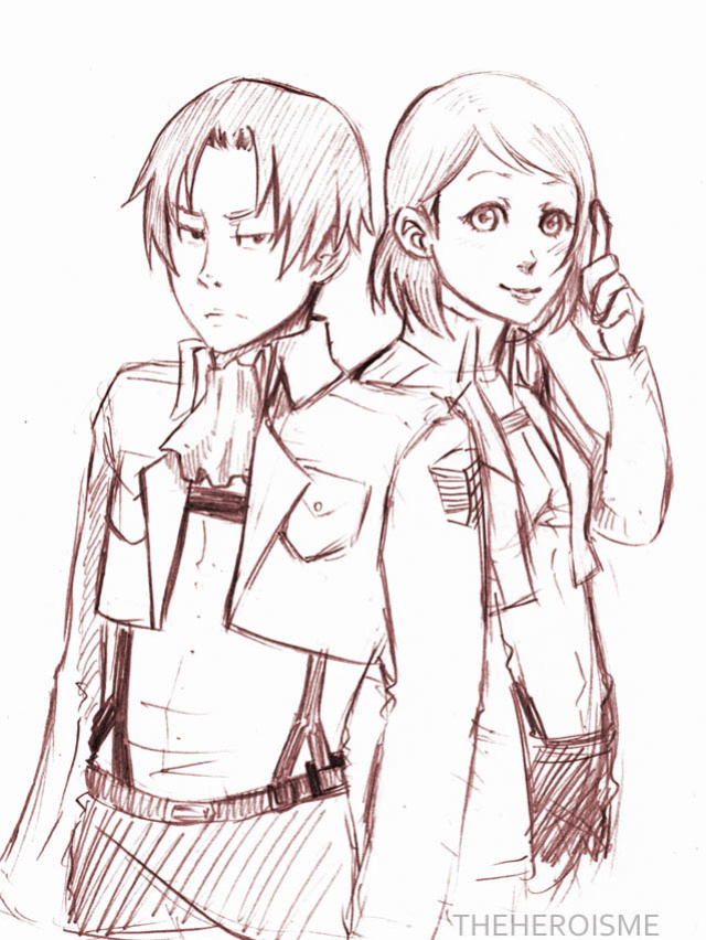 Shingeki no Kyojin Hentai Art by Theheroisme