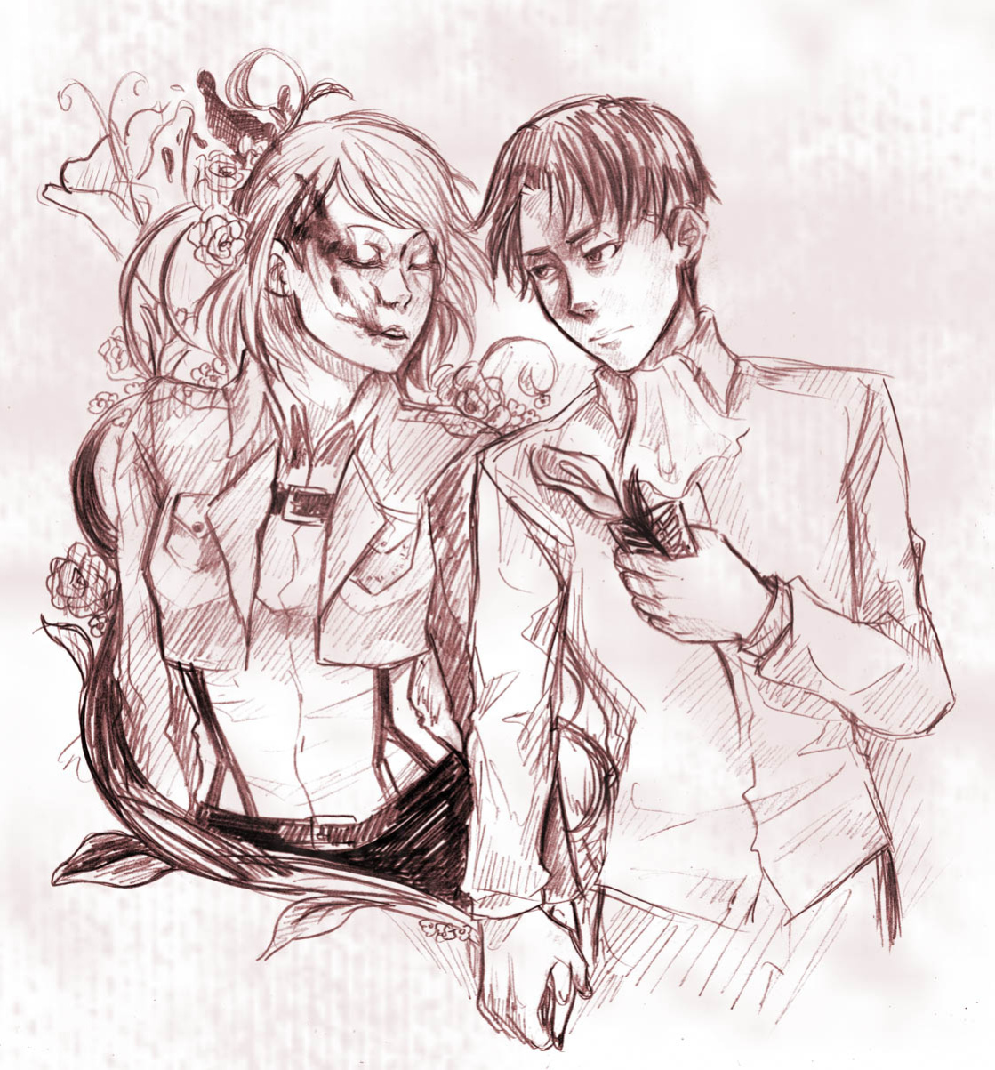 Shingeki no Kyojin Hentai Art by Theheroisme