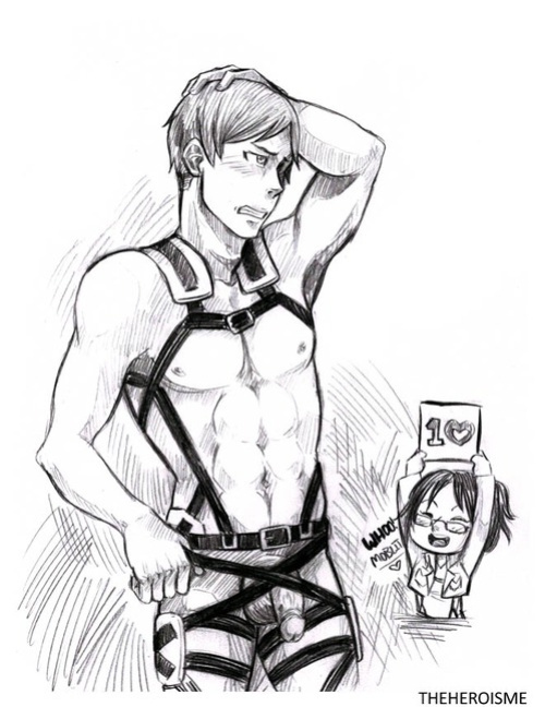 Shingeki no Kyojin Hentai Art by Theheroisme