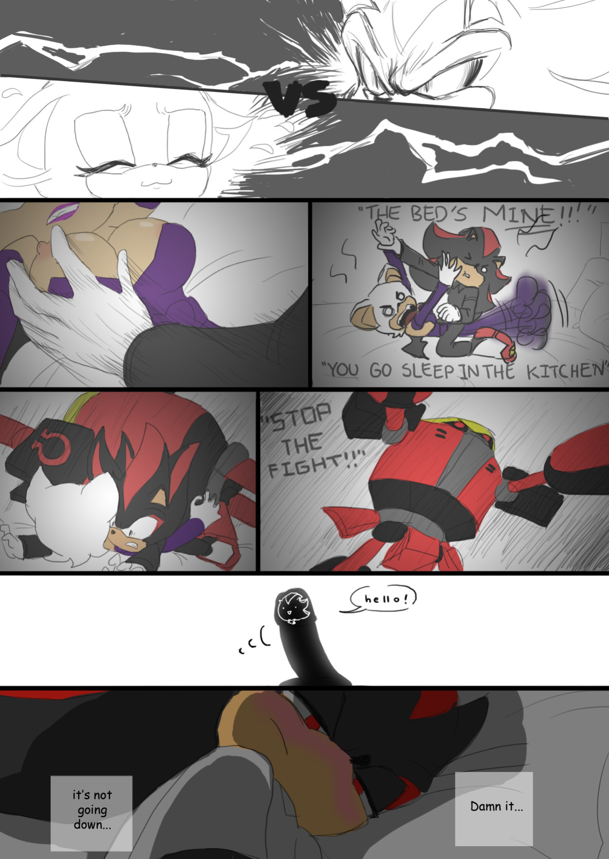 [SonicCake] Shadow's Stuff (Sonic the Hedgehog)